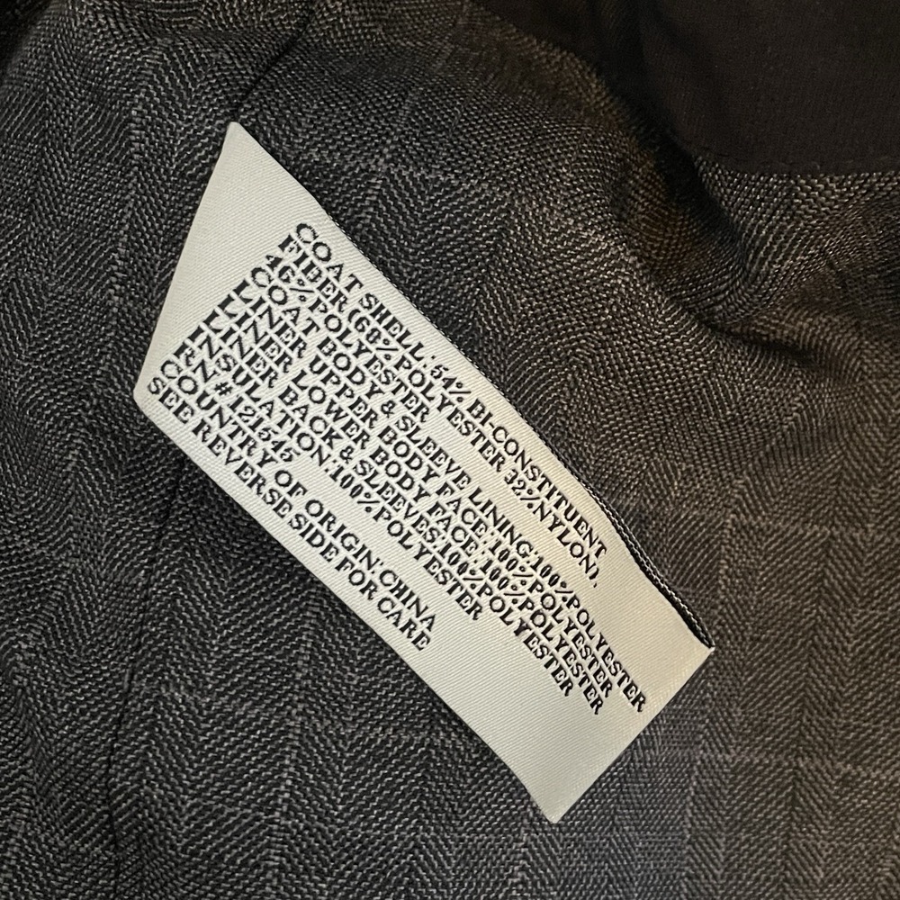 London‎ Fog Men's Iconic Trench Coat Black Size 42R - Picture 10 of 10